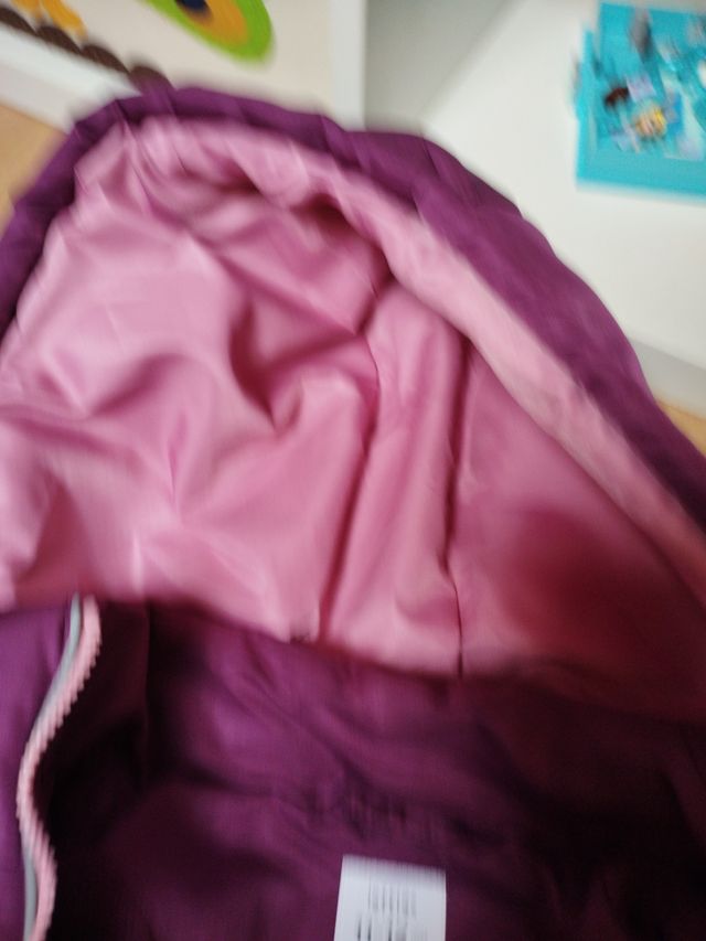 Abrigo niña acolchado Bluey