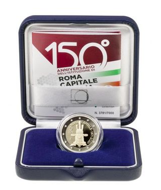 Moneta 150° Anniversario Roma Capitale