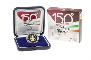 Moneta 150° Anniversario Roma Capitale