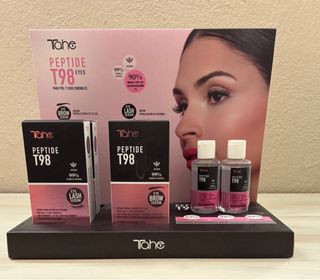 Expositor Tahe Peptide T98 Pestañas y Cejas