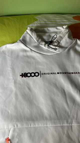 Sudadera +8000 Blanca Talla M