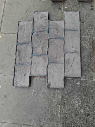 Molde hormigón impreso adoquín