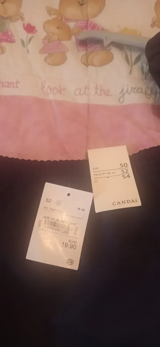 Pantalón negro talle 52 con etiqueta