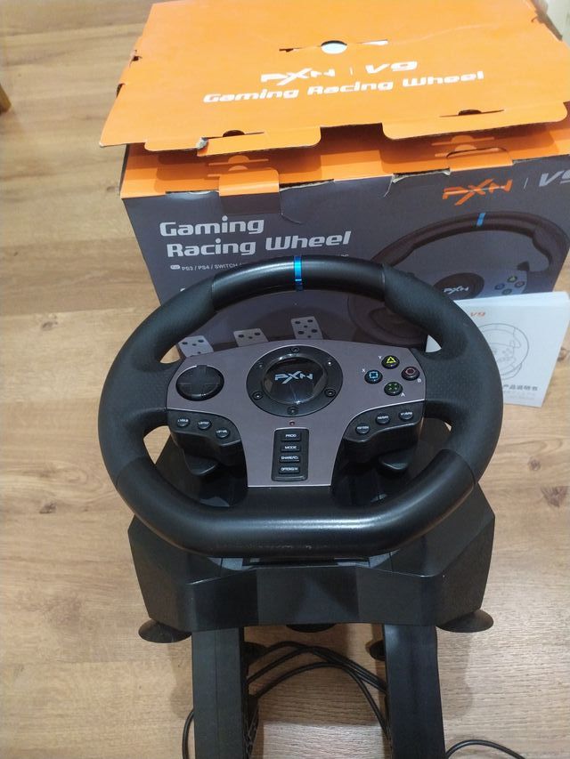 Volante Gaming PXN V9 PC/Consola + Pedales
