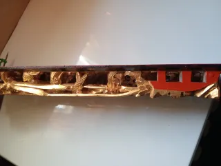 Pieza de Madera tallada china antigua.