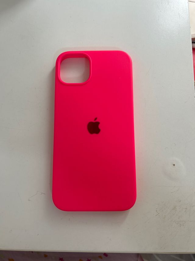 Funda Apple Rosa Neón