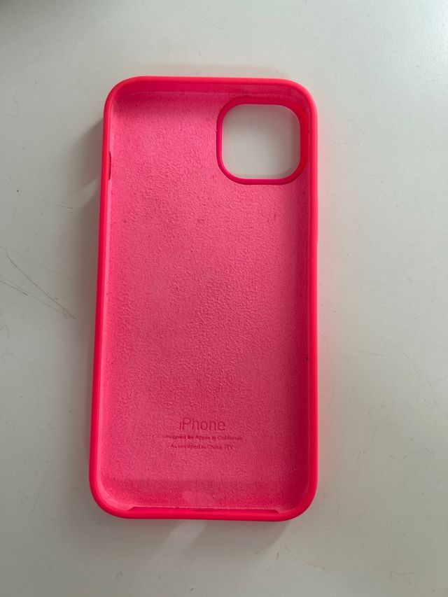 Funda Apple Rosa Neón