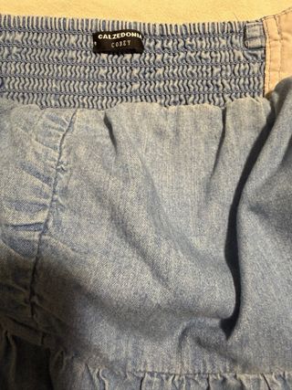 Abito in denim Word of Honor firmato Calzedonia.