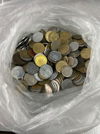 Monedas antiguas variadas