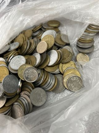 Monedas antiguas variadas