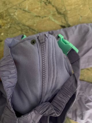 Mono de esquí/nieve lila niña