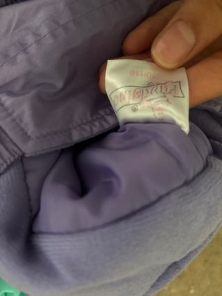 Mono de esquí/nieve lila niña