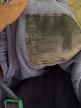 Mono de esquí/nieve lila niña