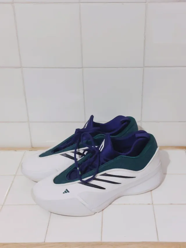 Zapatillas Adidas Baloncesto Verdes/Moradas