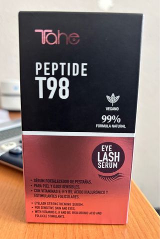 Tahe Peptide T98 Sérum Pestañas Vegano 99%