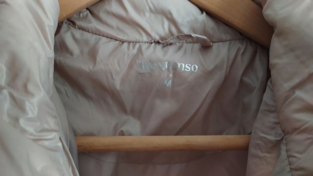 Abrigo acolchado beige mujer Talla M