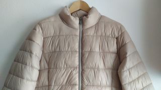 Abrigo acolchado beige mujer Talla M