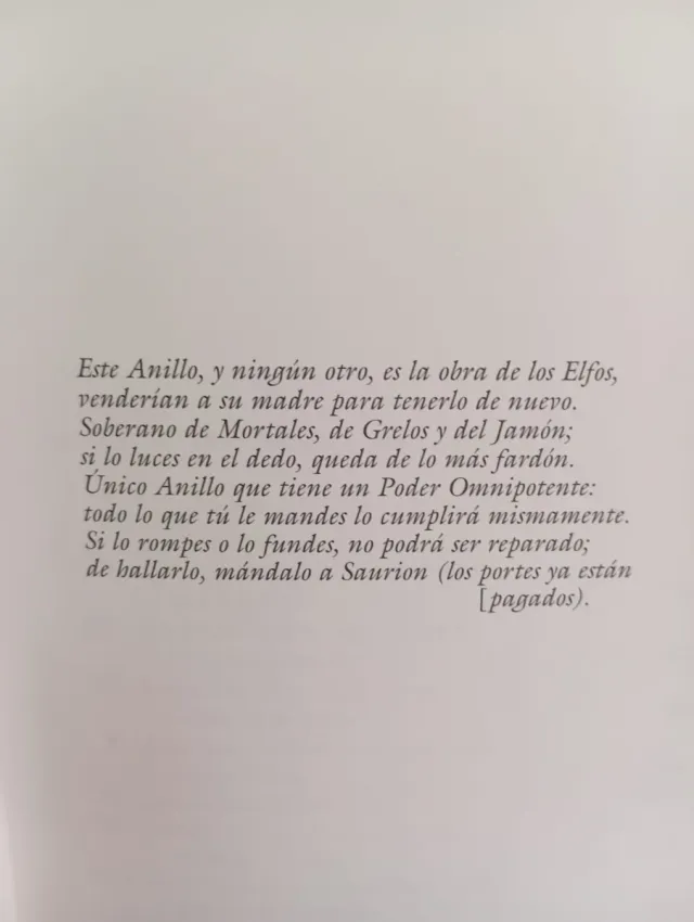 Libro El sopor de los anillos