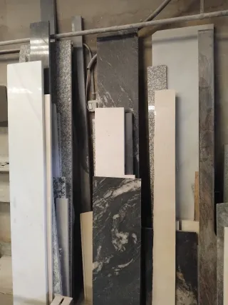 Retales de mármol varios colores