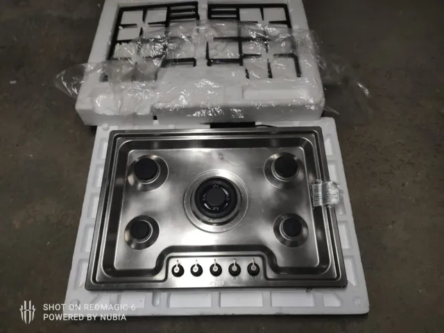 Placa de cocina a gas 5 fuegos