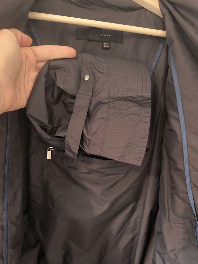 Abrigo acolchado Zara mujer Marrón oscuro