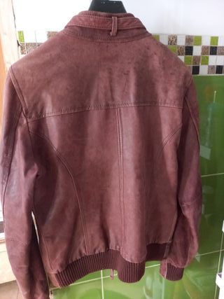 Cazadora mujer marrón