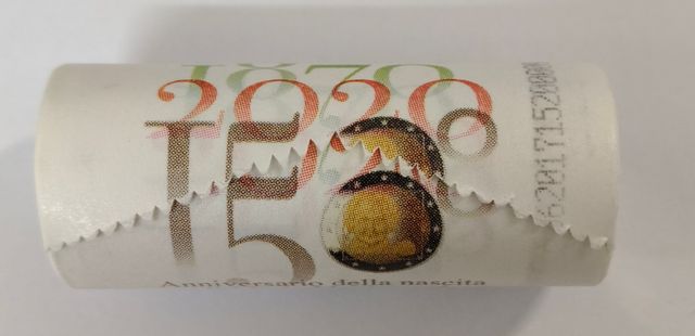 Moneta 2 Euro Maria Montessori 150° Anniversario