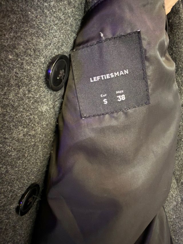 Abrigo Lefties Gris Talla S