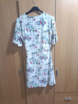 Vestido corto estampado floral