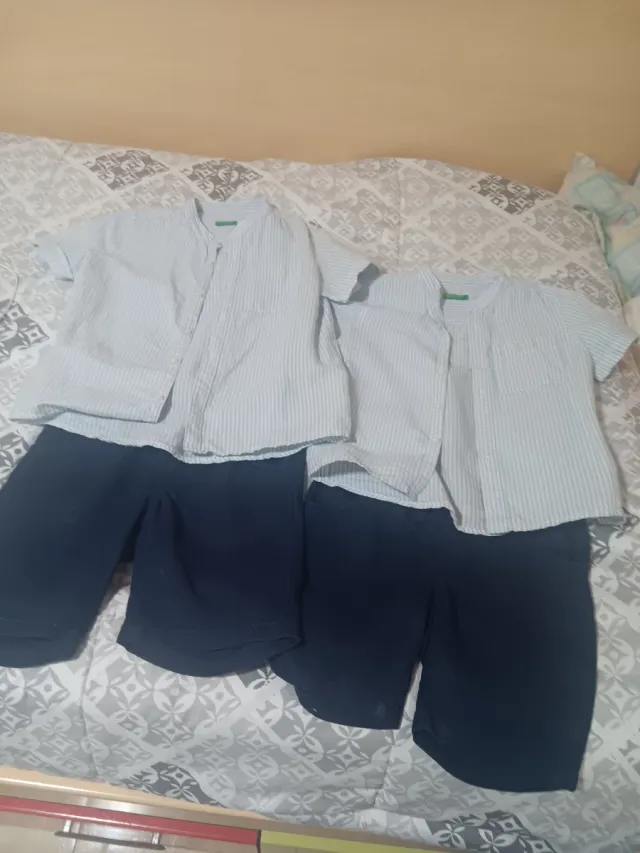 Conjuntos niño rayas.