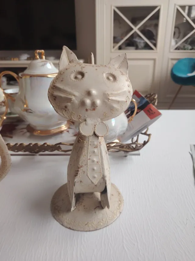 Figuras de Gatos de Metal