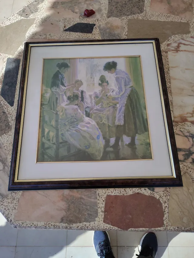 Cuadro costumbrista de falleras