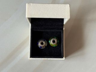 2 Charms Pandora Azul y Verde