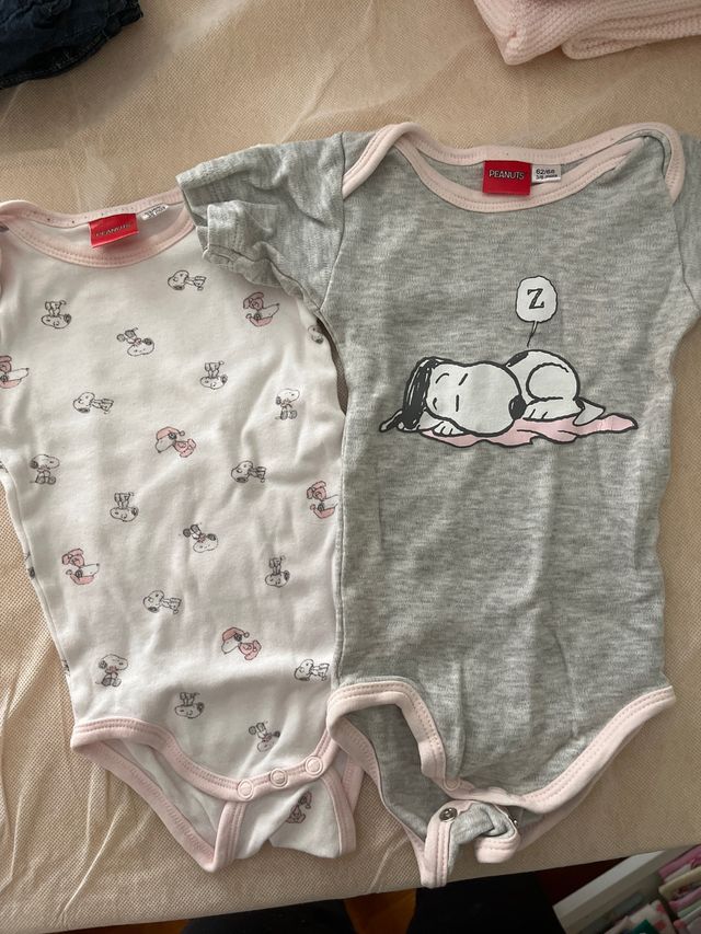 Bodys bebé Snoopy 3-6 meses