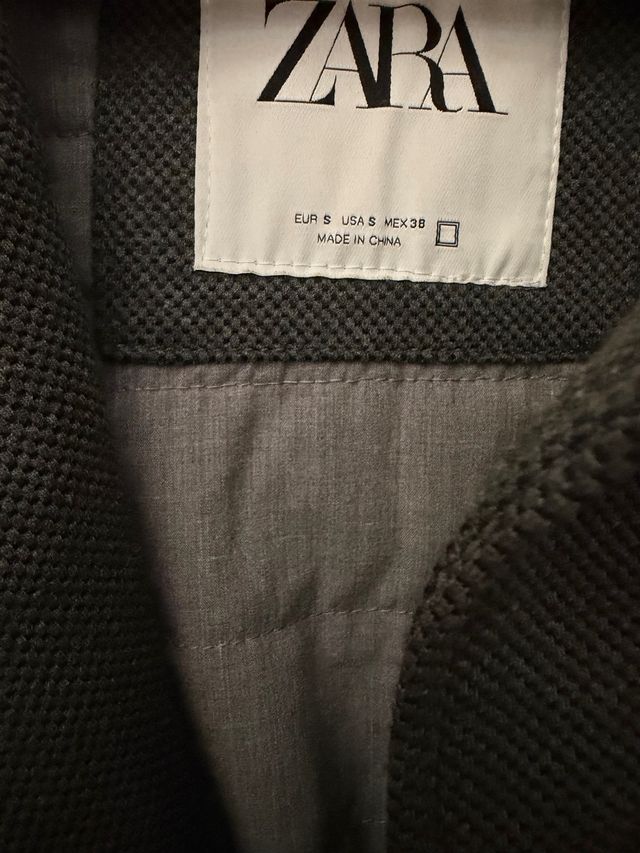 Chaqueta Zara Gris Talla S