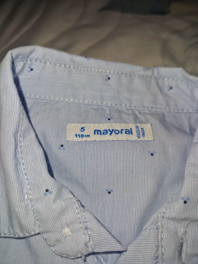 Conjunto Mayoral Camisa y Pantalón Corto 5 años