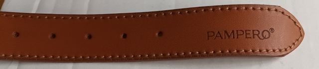 Cinturón Marrón simil-cuero Hebilla Metálica.