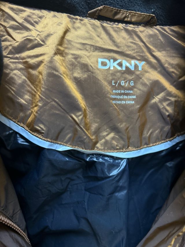 Chaqueta DKNY Marrón Dorada