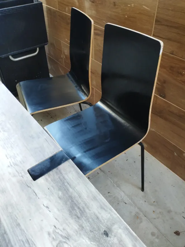 Mesa de terraza y 4 sillas