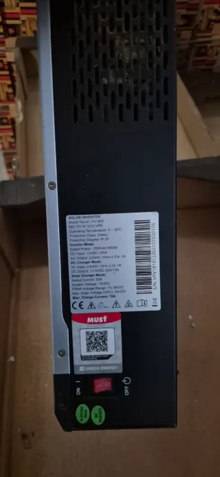 Inversor Solar MUST y placas solares 160w