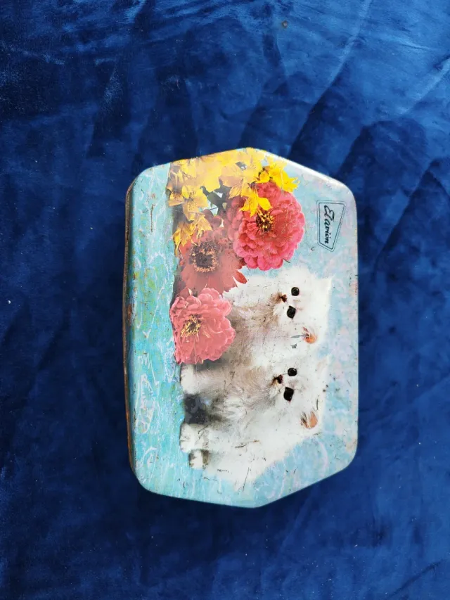 Gatti e fiori El Avión in latta