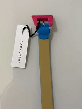 Cinturón Caractere Azul y Rosa 105cm