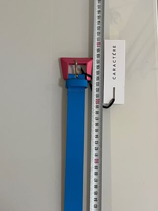 Cinturón Caractere Azul y Rosa 105cm