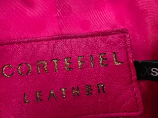 Cazadora Piel Roja Forrada