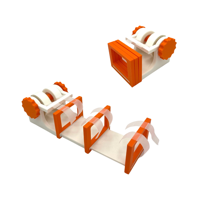 Dispenser di nastro adesivo pieghevole