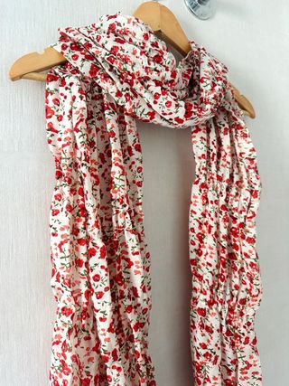 Fular estampado floral