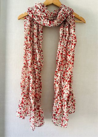 Fular estampado floral
