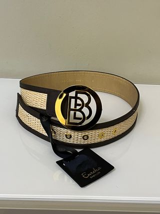 Cintura Babylon 95cm Marrone/Oro