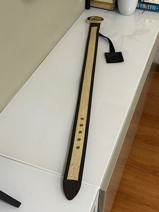 Cintura Babylon 95cm Marrone/Oro
