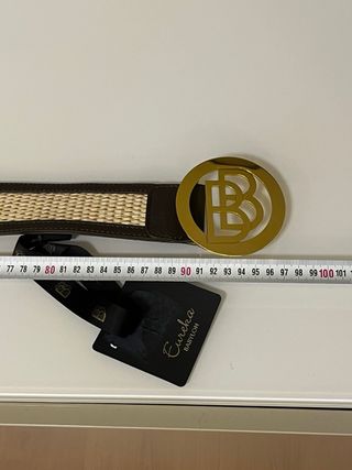 Cintura Babylon 95cm Marrone/Oro